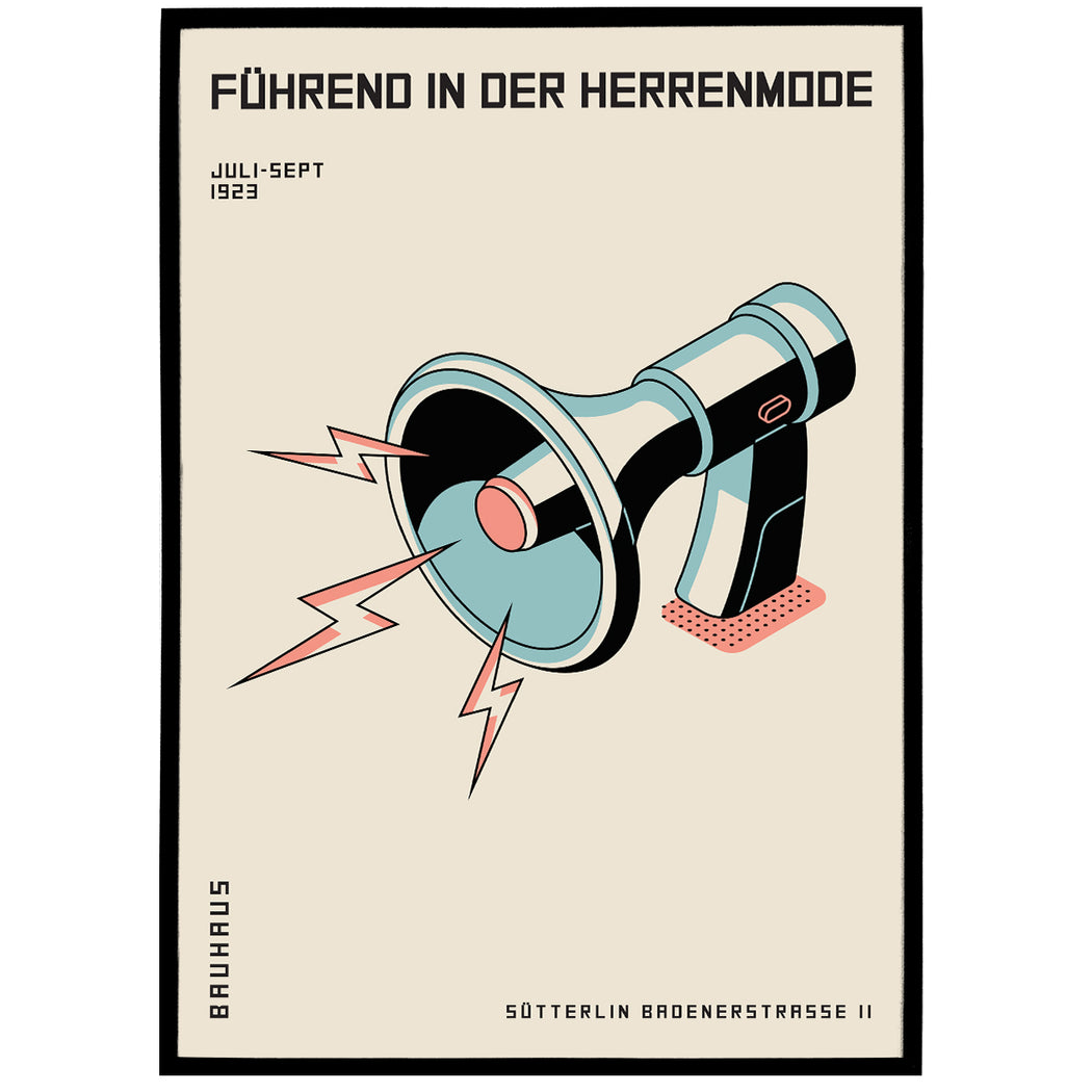 80s Bauhaus Poster