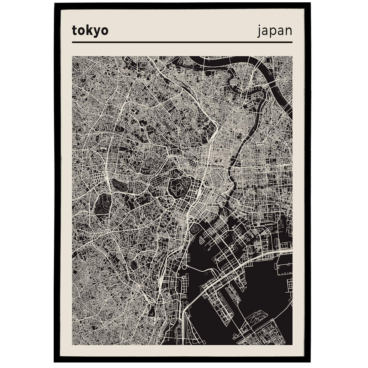 Tokyo Map Poster