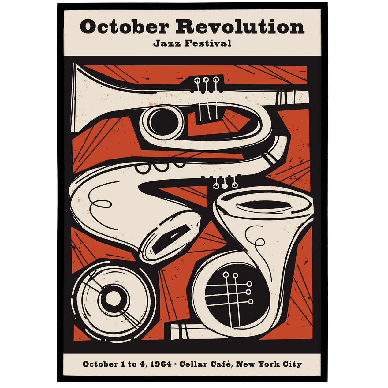 October Revolution Jazz Festival Poster