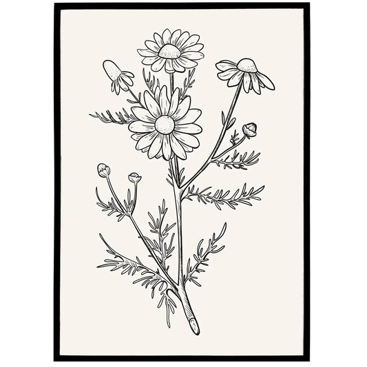 Minimalist Floral Illustration - HypeSheriff