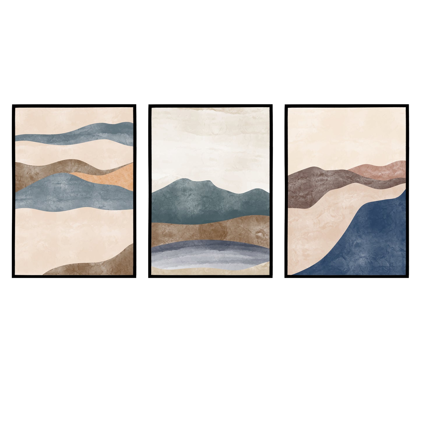 Set of 3 Abstract Landscape Prints