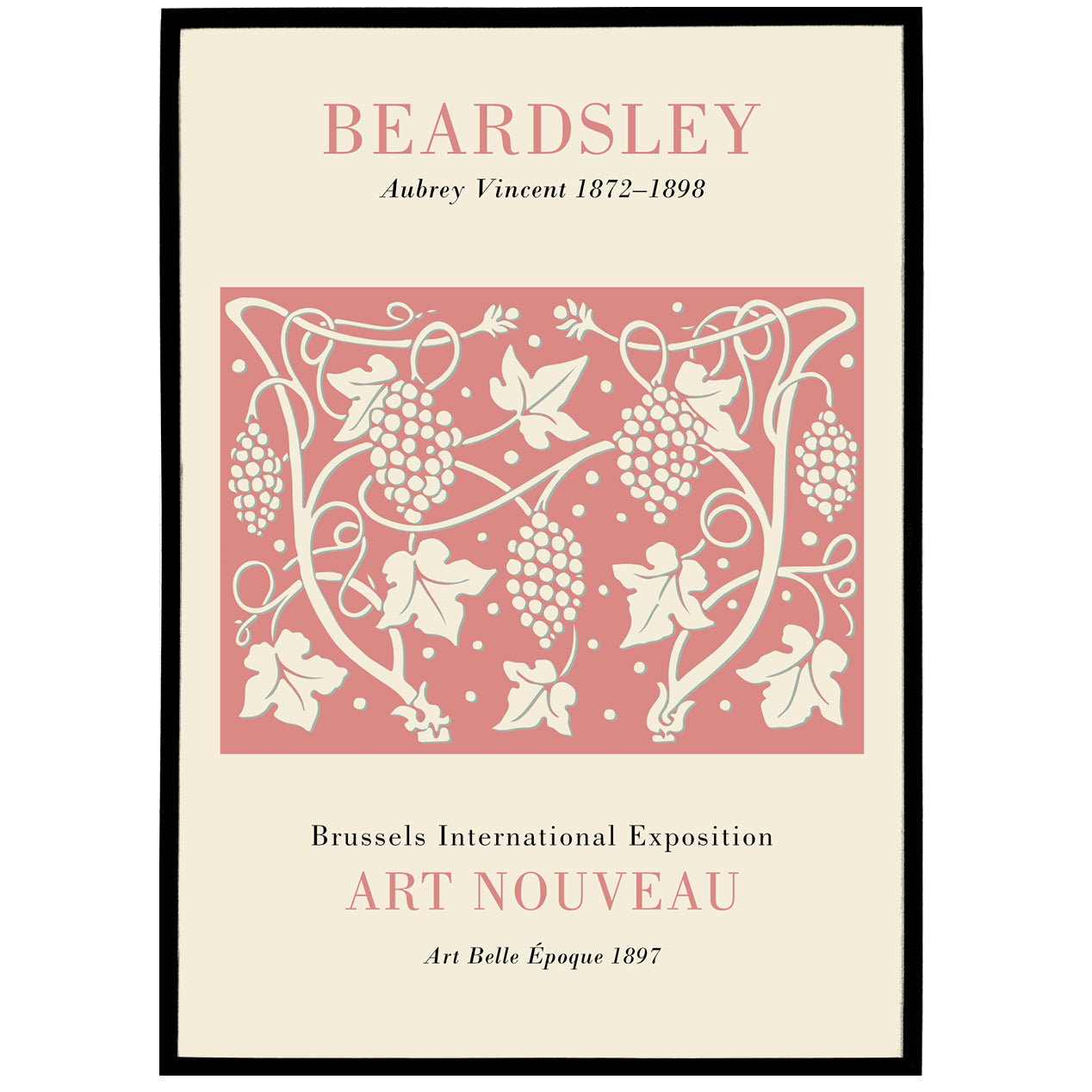 Beardsley Art Nouveau Art Print