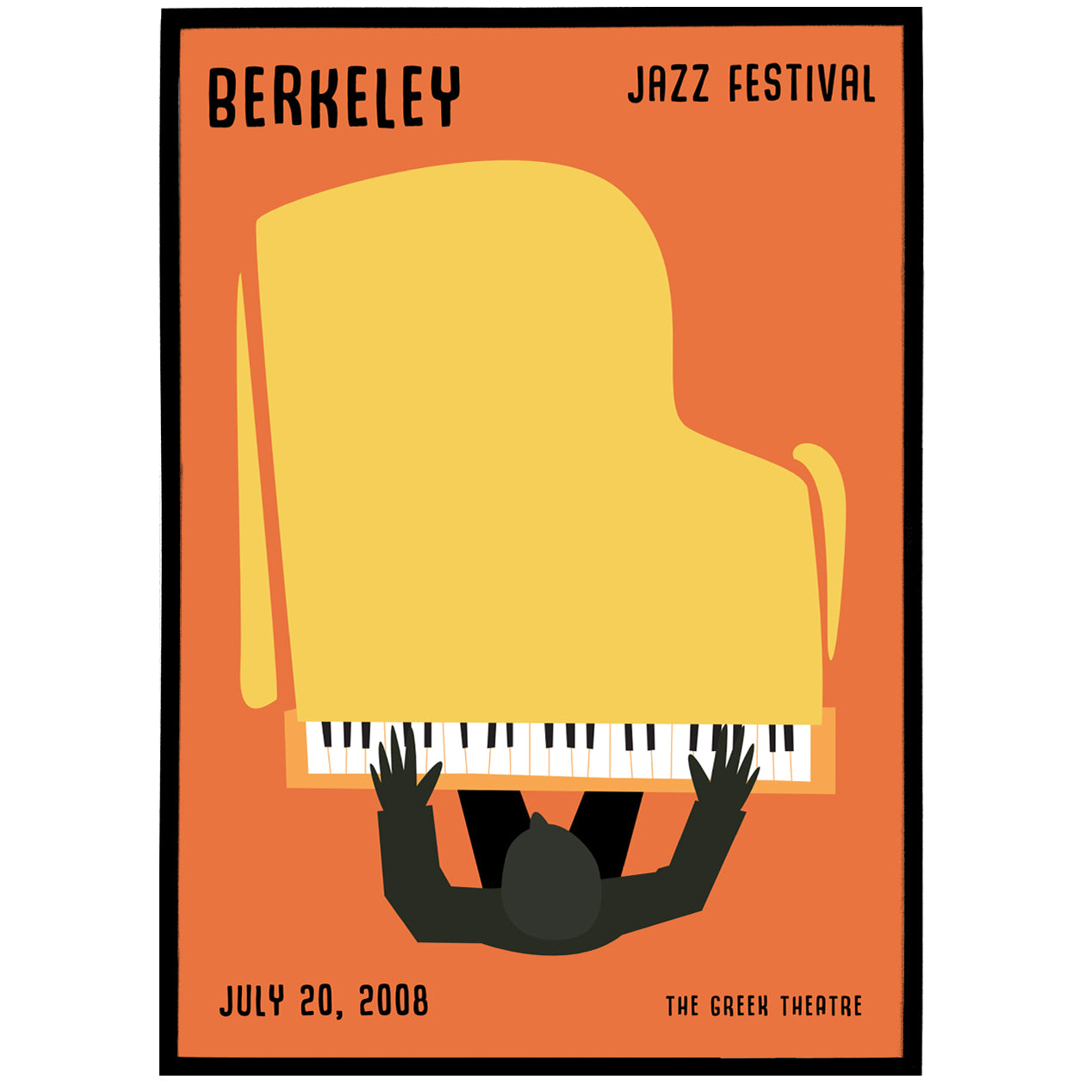 Berkeley Jazz Festival Poster Print