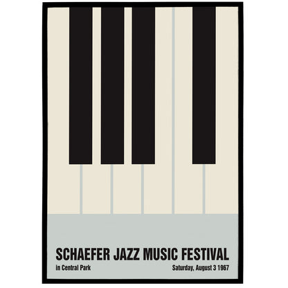 Piano Jazz Festival Poster