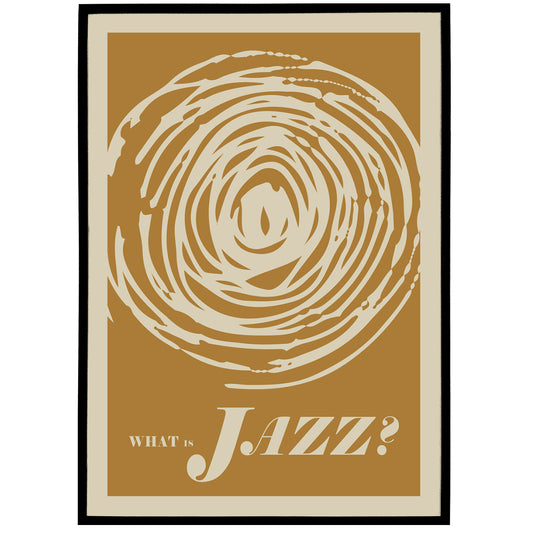 Glenn Miller Yellow Jazz Poster