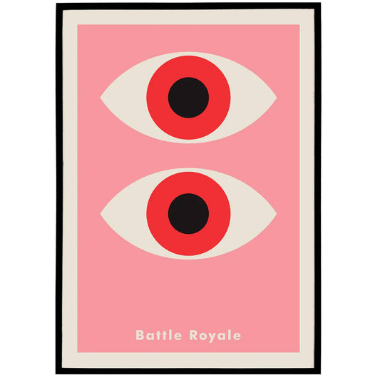 Minimalist 'Battle Royale' Poster - HypeSheriff