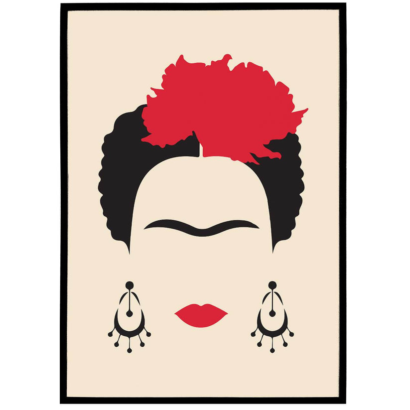 Minimalist Frida Kahlo Poster | Shop posters and Art prints Online! – HypeSheriff