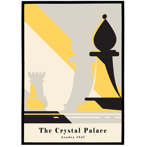 Chess Poster - The Crystal Palace 1851