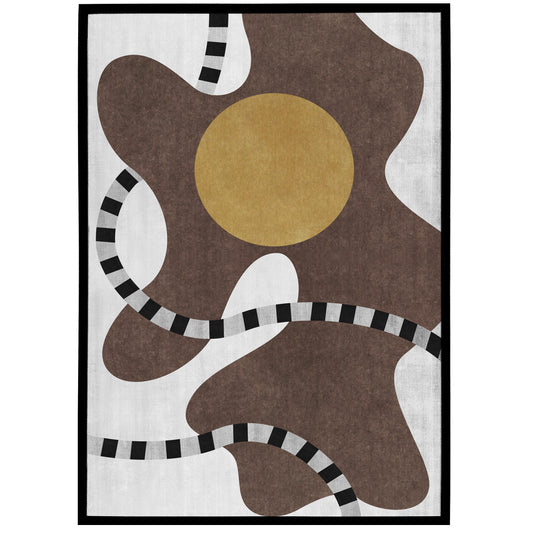 Mid-Century Modern Collage Poster - HypeSheriff