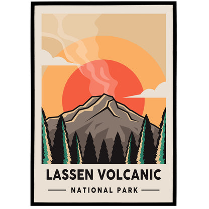 Lassen Volcanic National Park Poster