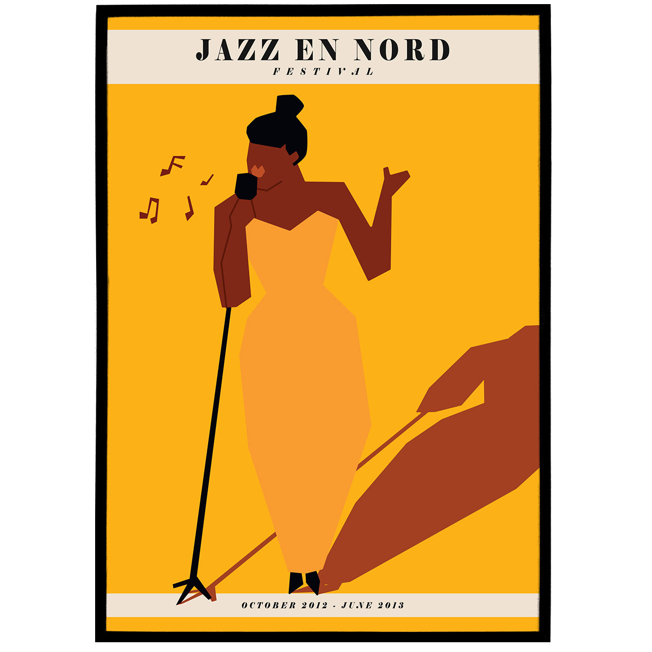 Illustrated Jazz Festival Poster