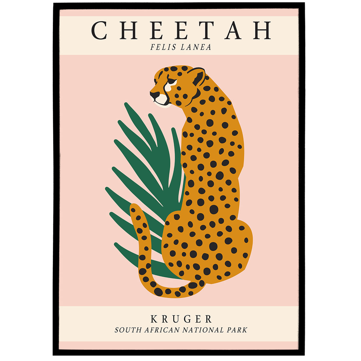 Cheetah Illustration Print — HypeSheriff