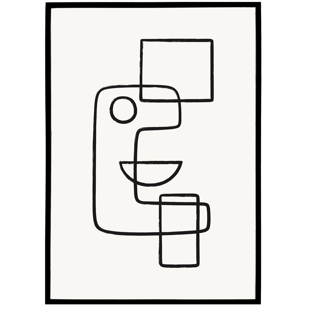 Cubism Line Art Poster 2.0 — HypeSheriff US
