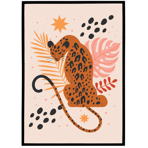 Jungle Cat Artistic Poster