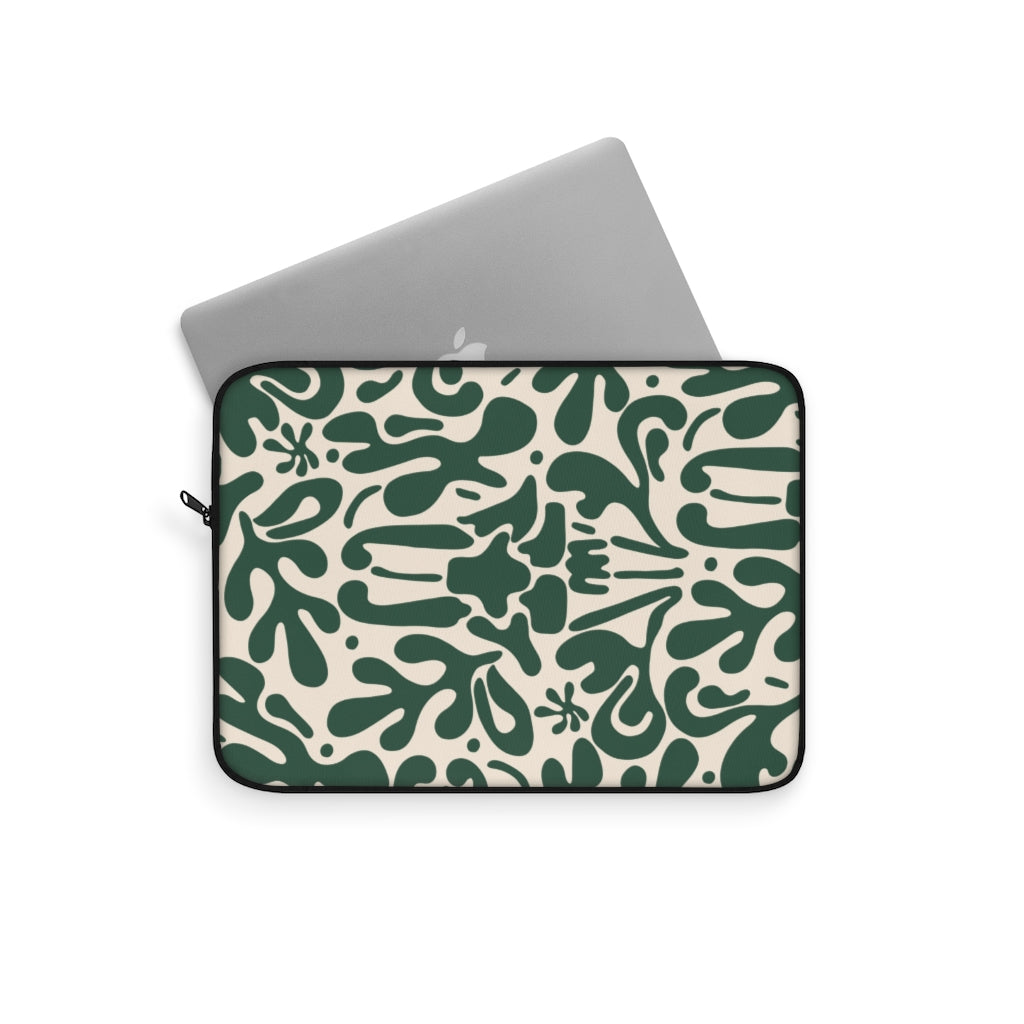 ABSTRACT FLORAL V7 LAPTOP SLEEVE