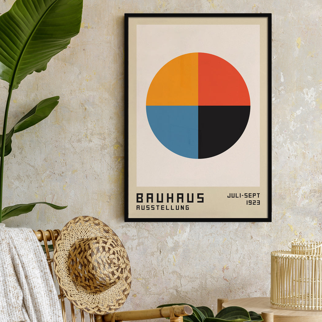Bauhaus Circle Poster