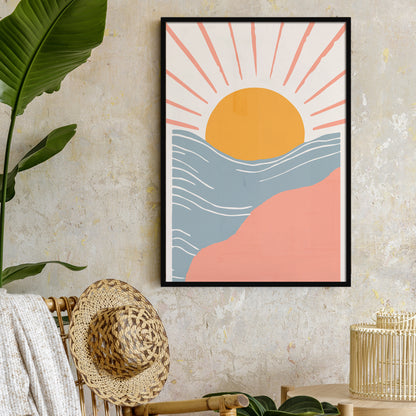 Pastel Sunset Art Print