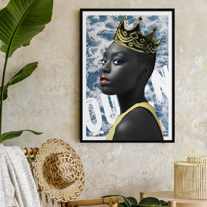 Black Girl Collage Poster