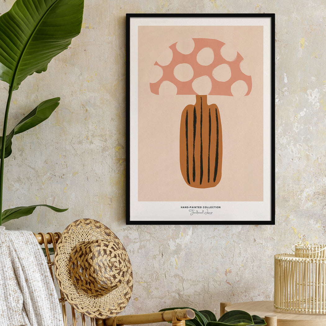 Toadstool Lamp | Hand-Painted Collection Poster