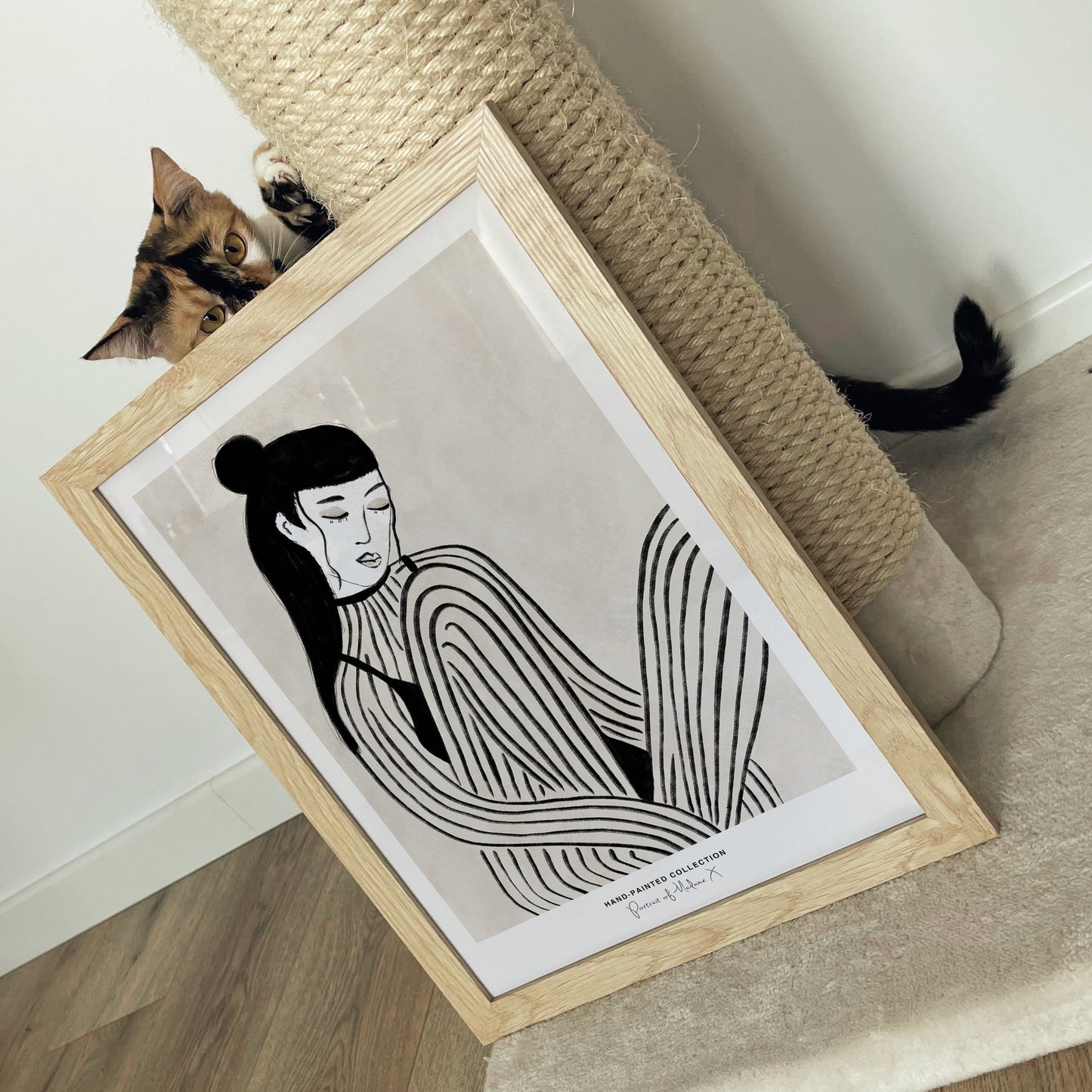 Portrait of Madame X | Hand-Painted Collection Poster
