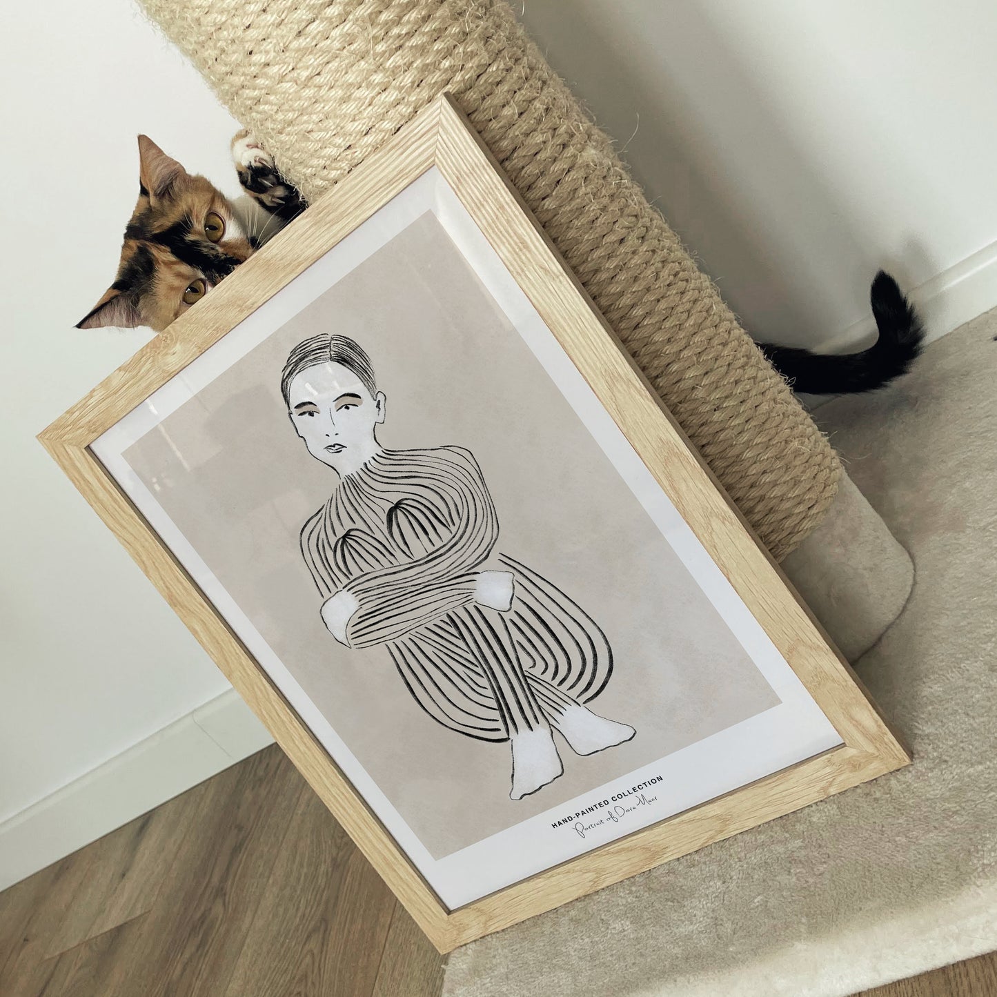 Portrait of Dora Maar | Hand-Painted Collection Poster