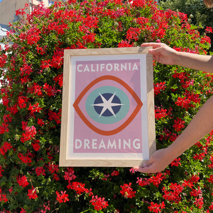 Pink California Dreaming Poster