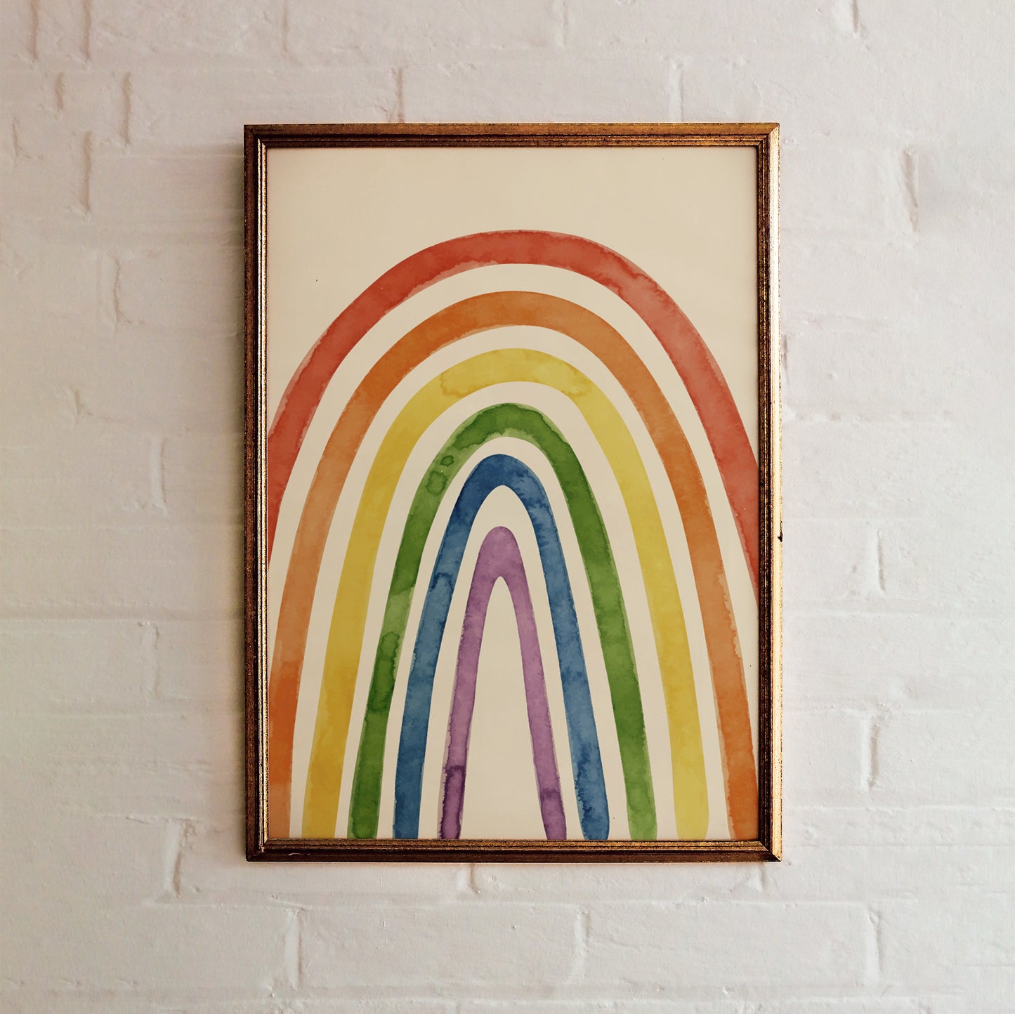 Retro Rainbow Poster