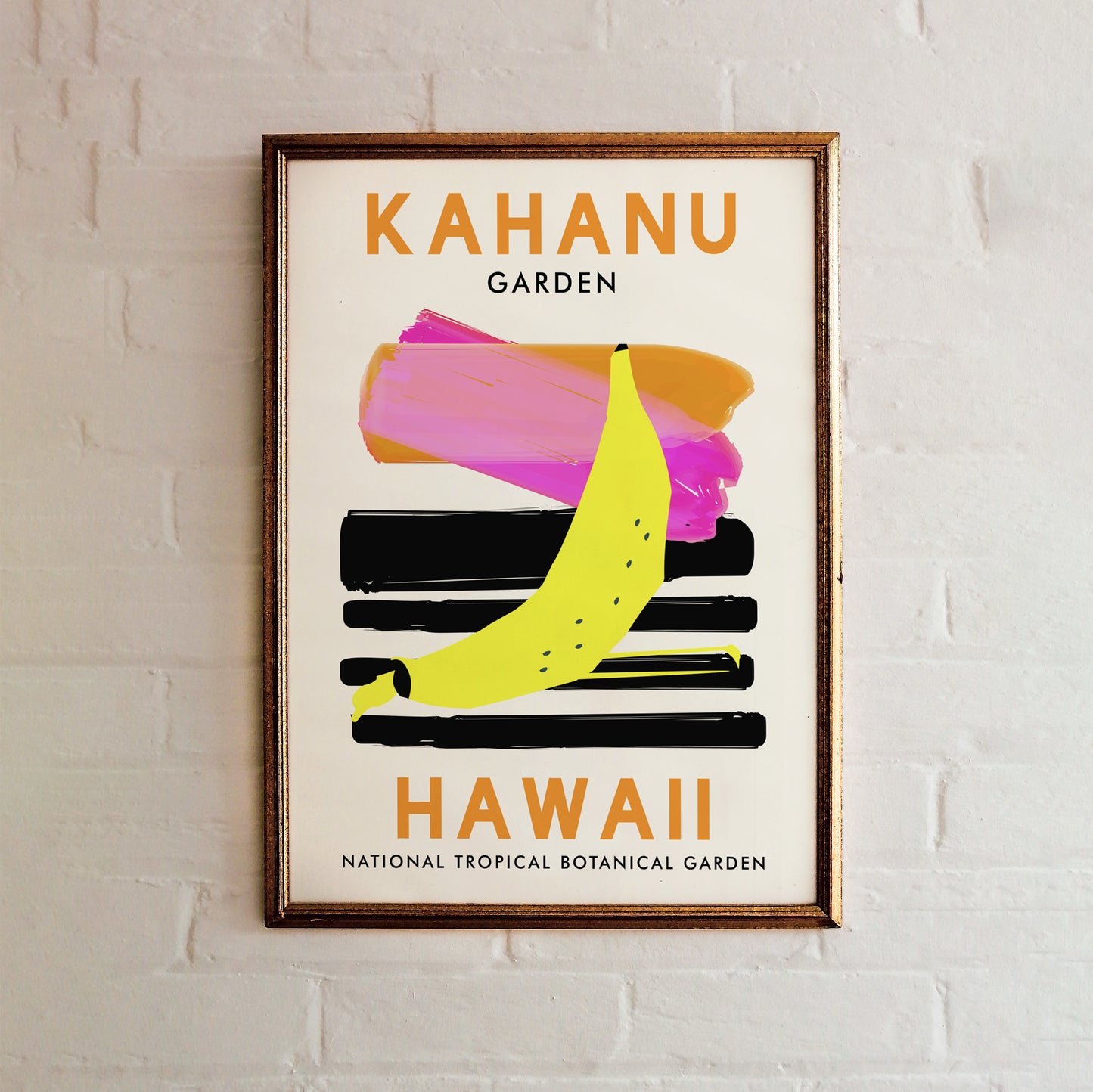 Kahanu Garden Hawaii Poster
