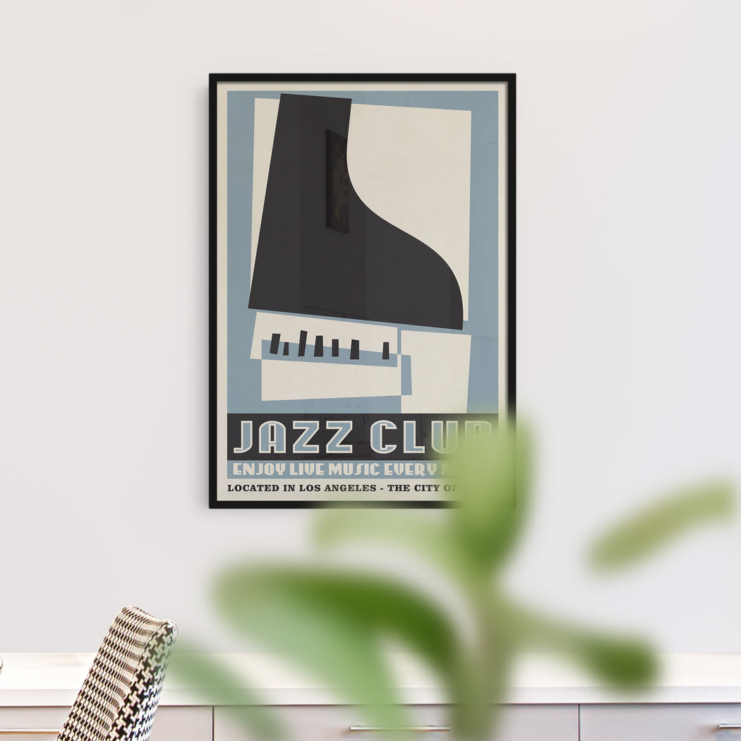 Vintage Jazz Club Poster