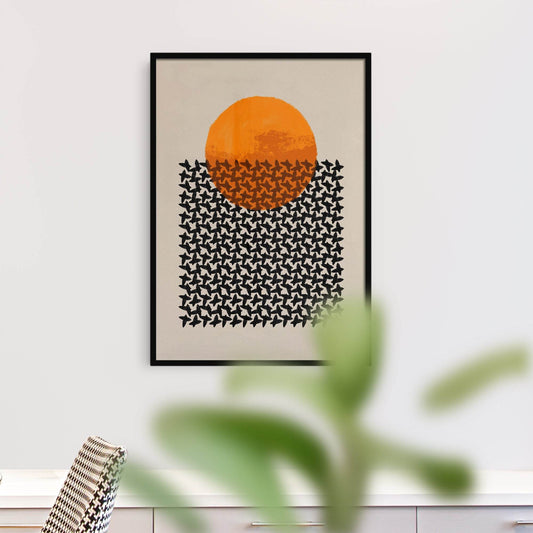 Mid-Century Modern Sunset Print - HypeSheriff