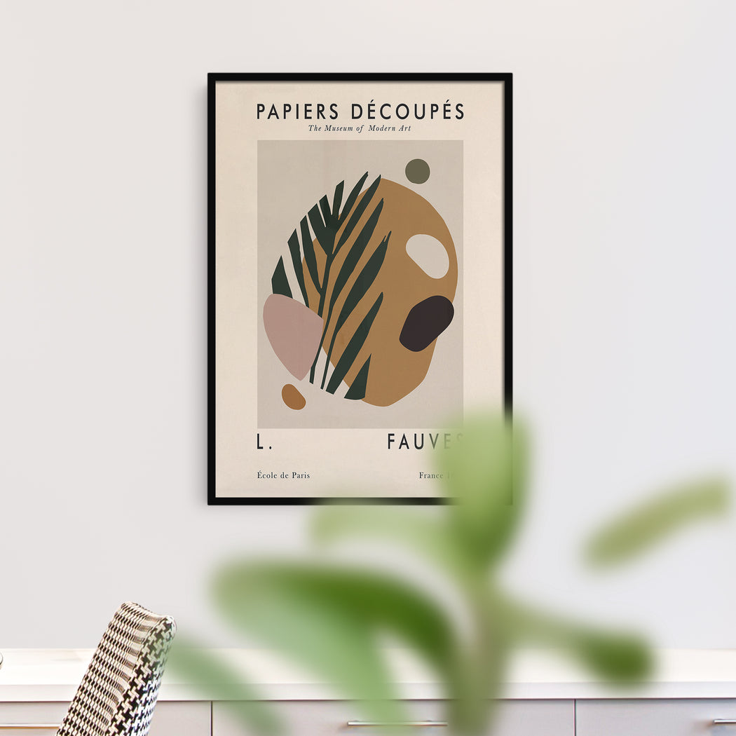 Floral Cut-Out Poster