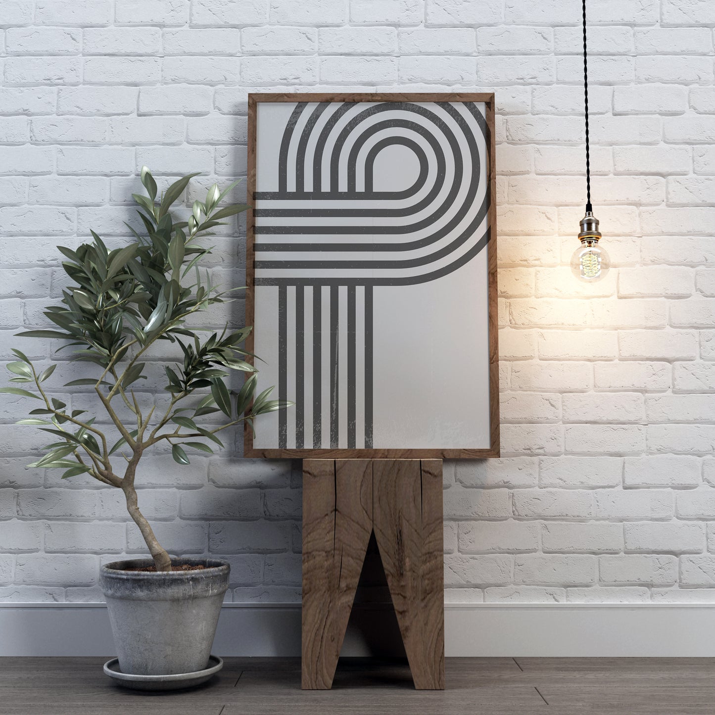 Quadro Curve Art Print