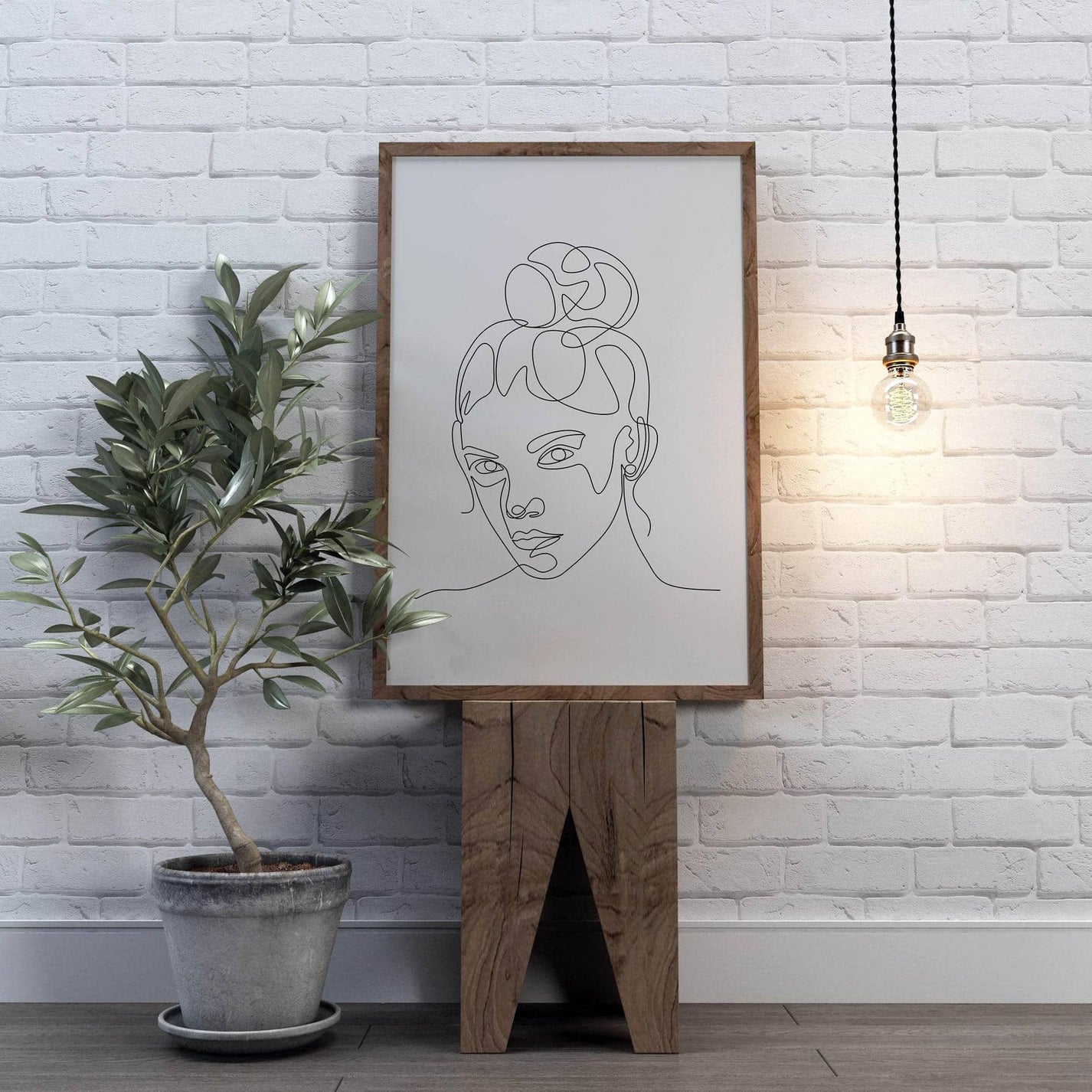 Single Line Drawing Poster – HypeSheriff