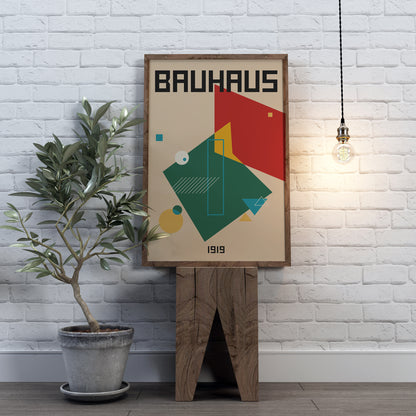 Abstract Bauhaus Poster Print