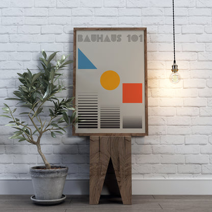 Bauhaus Retro Poster