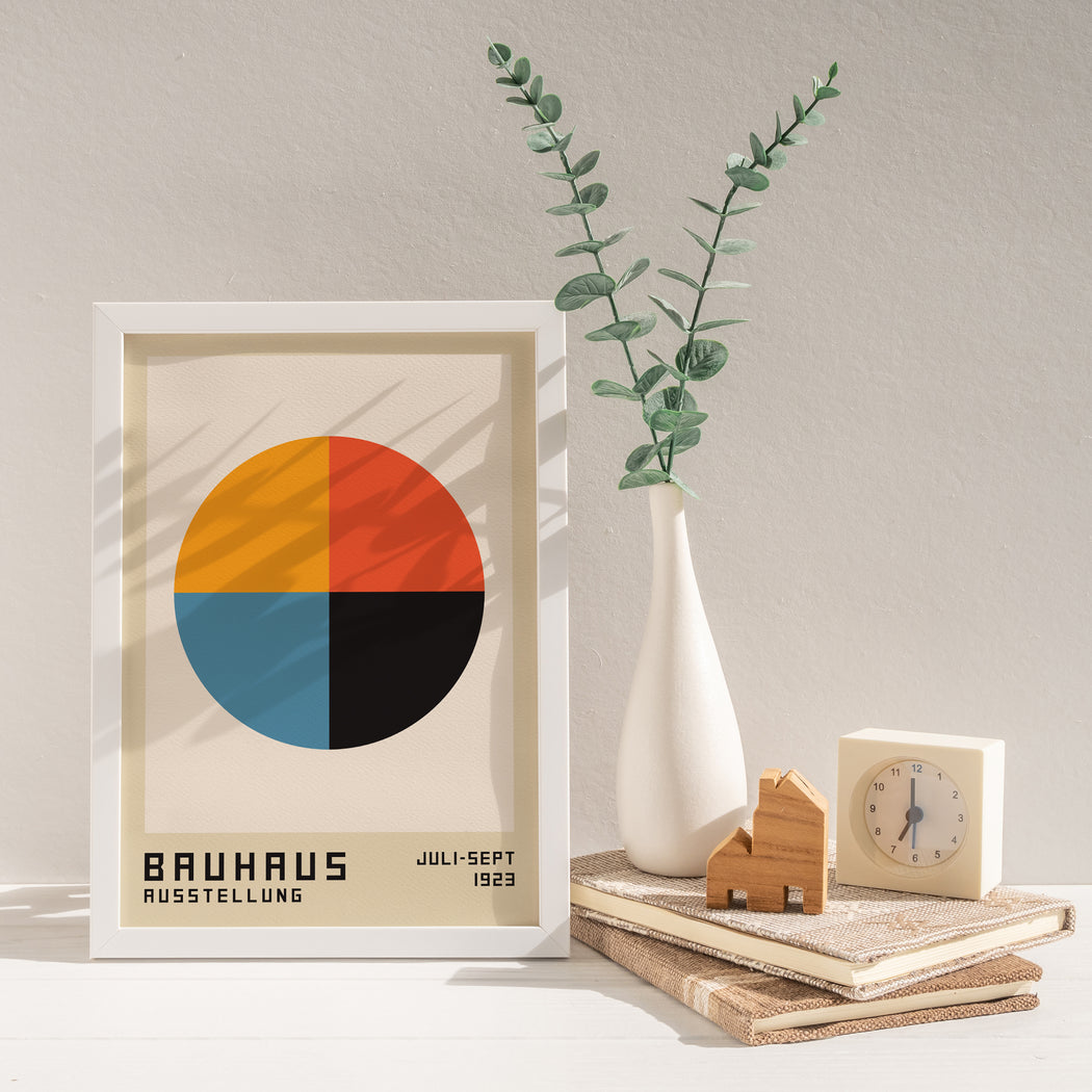 Bauhaus Circle Poster