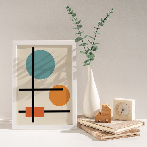 Geometric Bauhaus Abstract Print