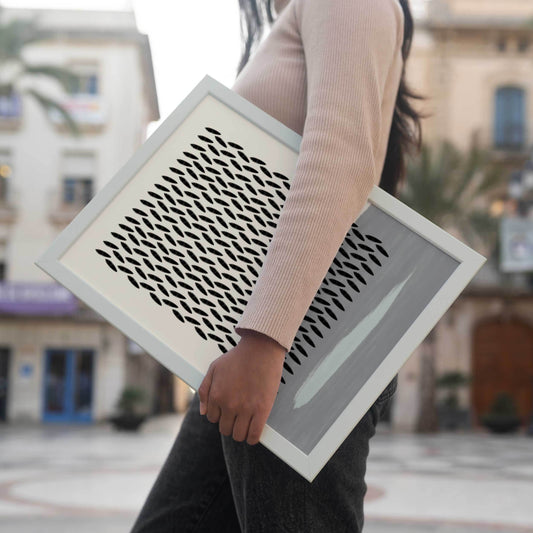 Abstract Mid-Century Modern Art Print - HypeSheriff