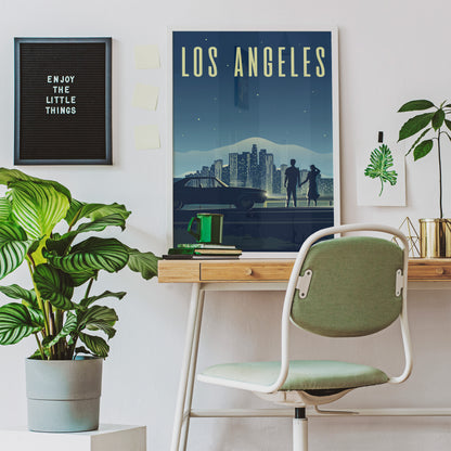 LOS ANGELES - minimalist travel poster