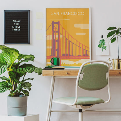 SAN FRANCISCO - minimalist travel poster