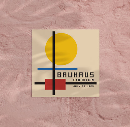 Square Bauhaus Poster - Shop posters, Art prints, Laptop Sleeves, Phone case and more Online!