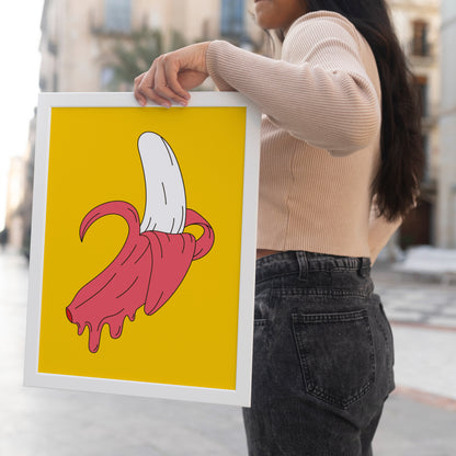 Banana Pop-Art Poster