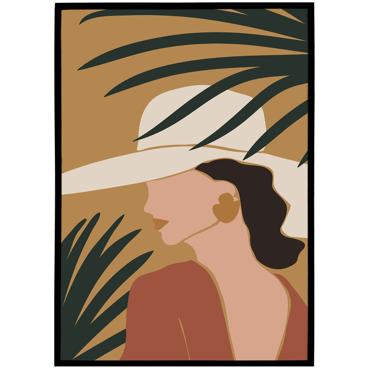 French Plant Lady - Bohemian Poster