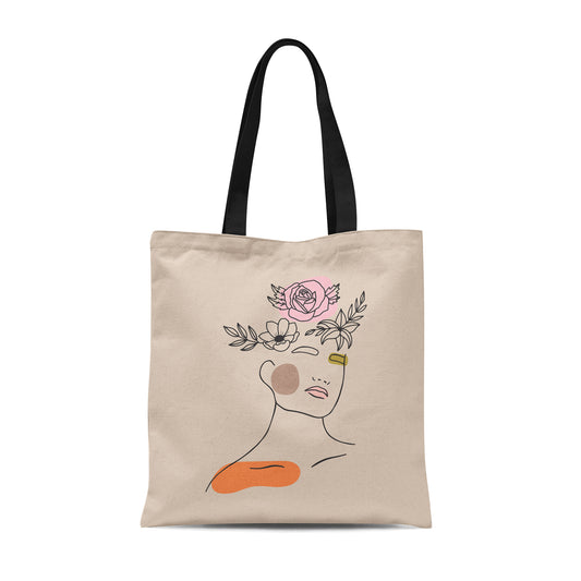 Minimal Beauty Tote Bag