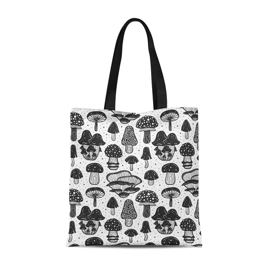 Mushroom Heart Tote Bag