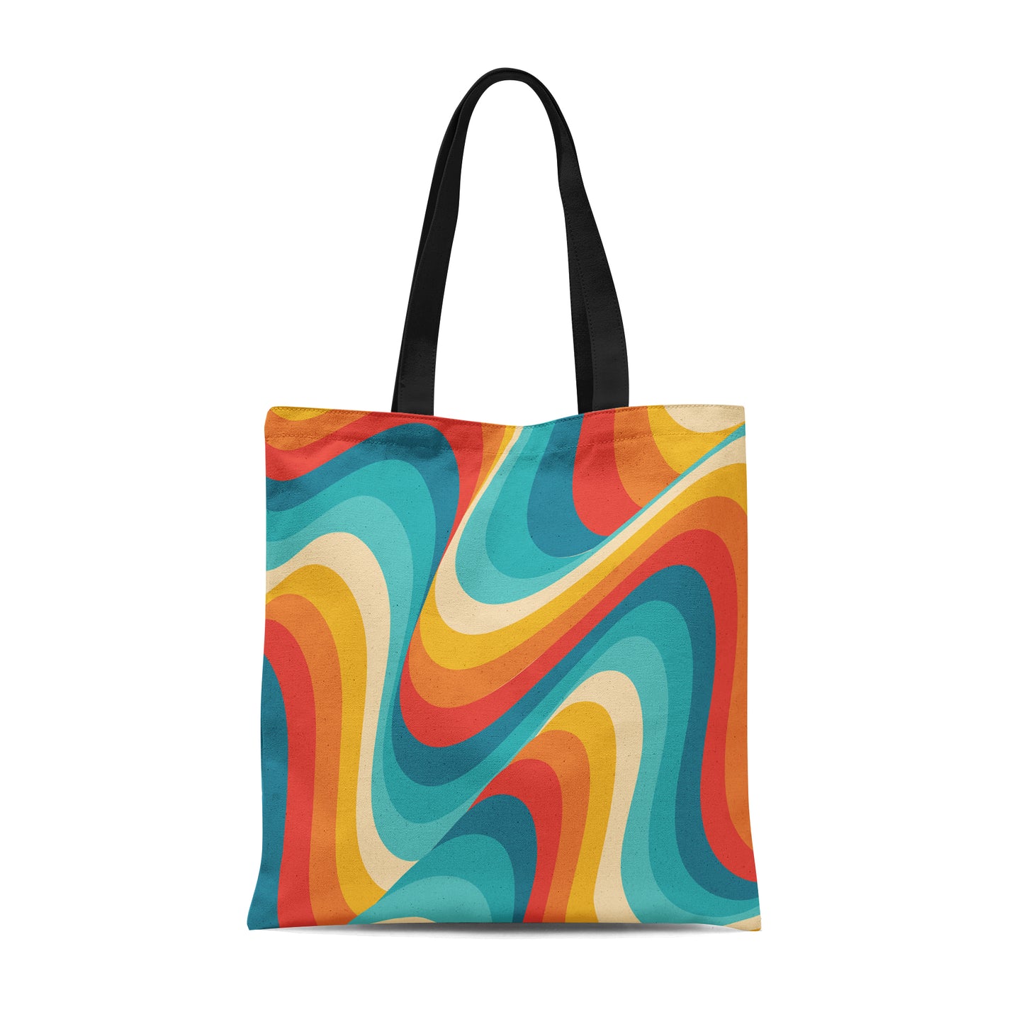 psychedelic groovy Tote Bag