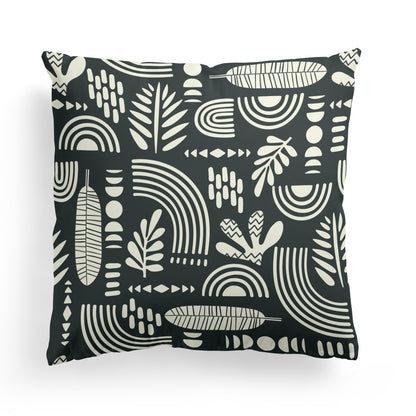 Rustic Black Pillow