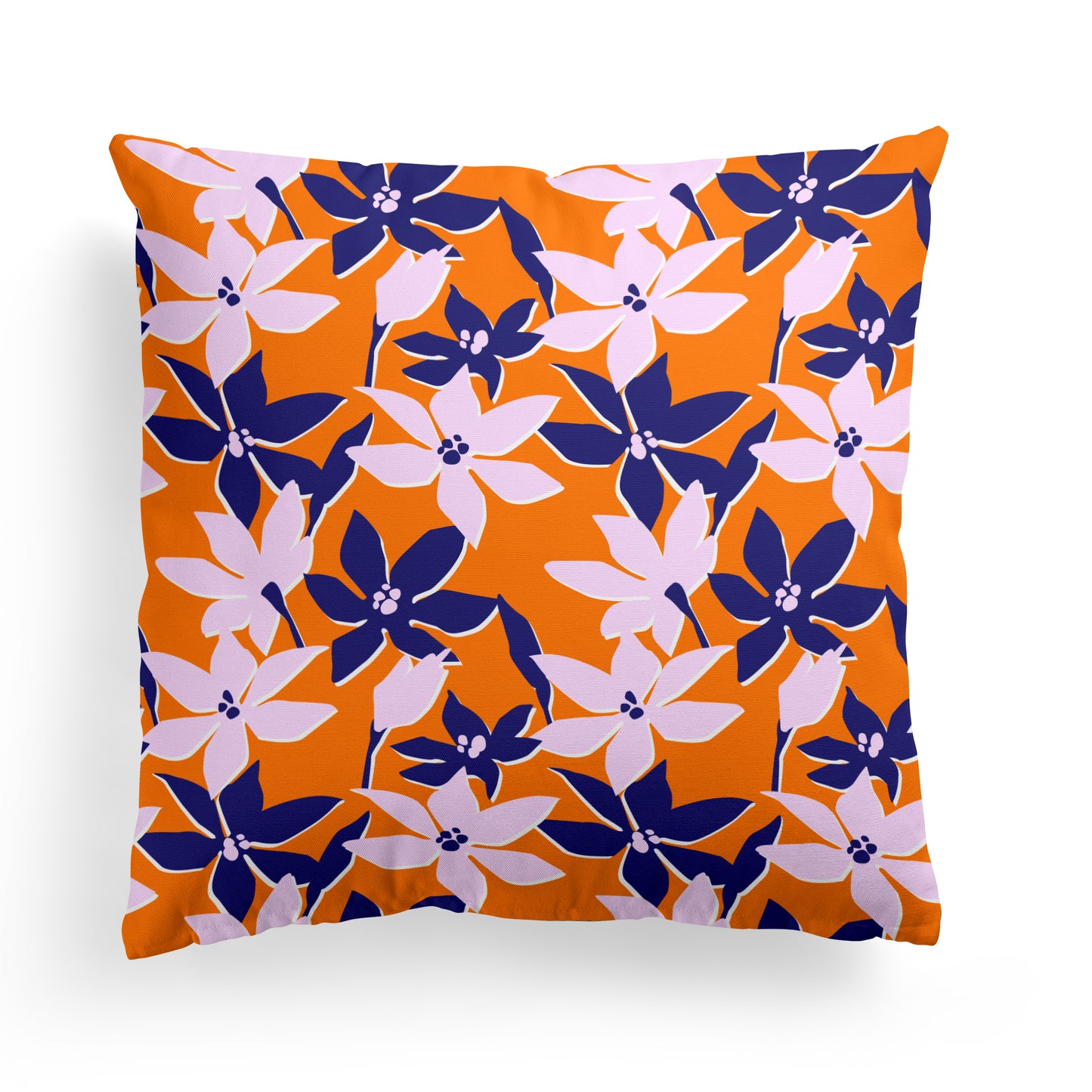 Pillow with Japanese Flowers