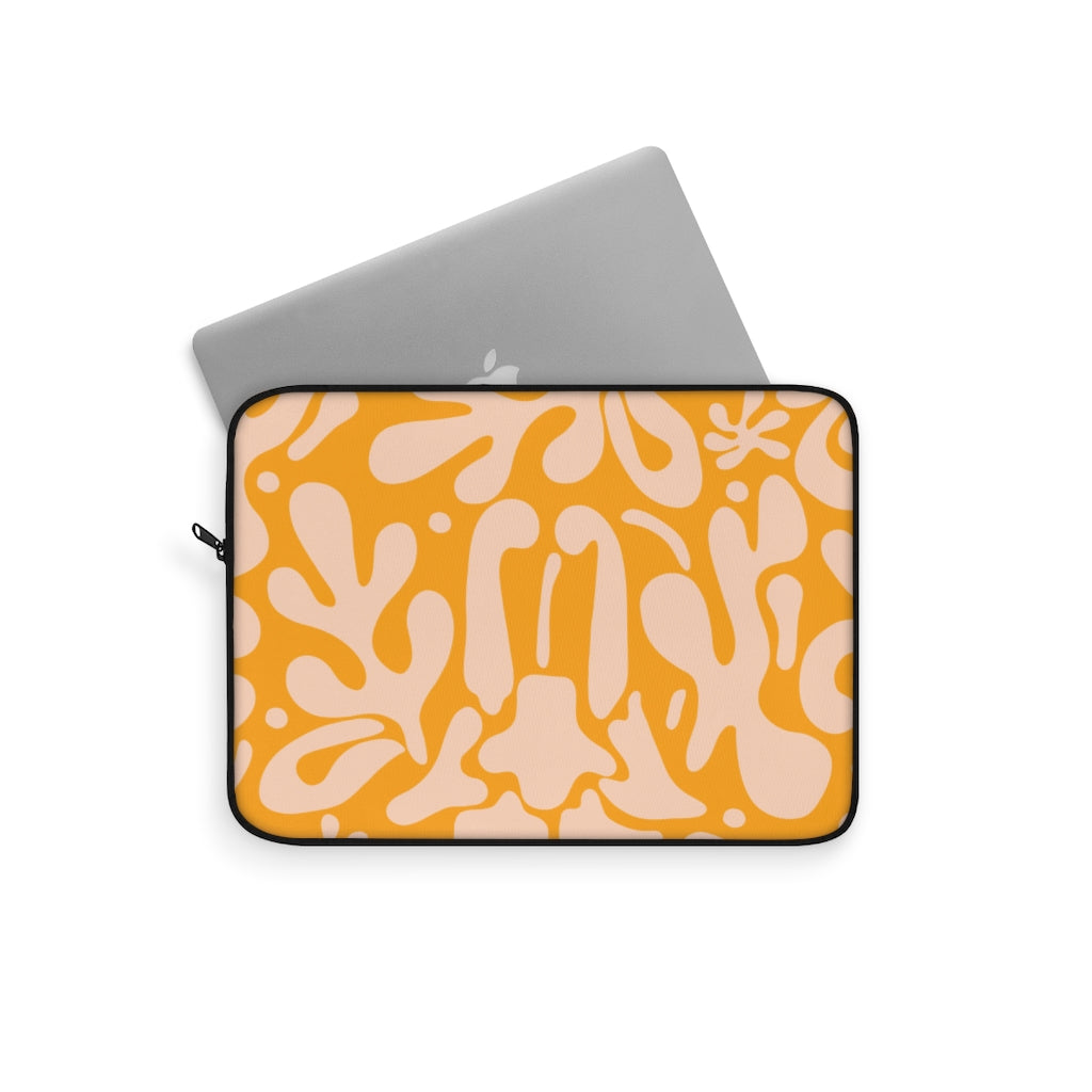 YELLOW FLORAL LAPTOP SLEEVE