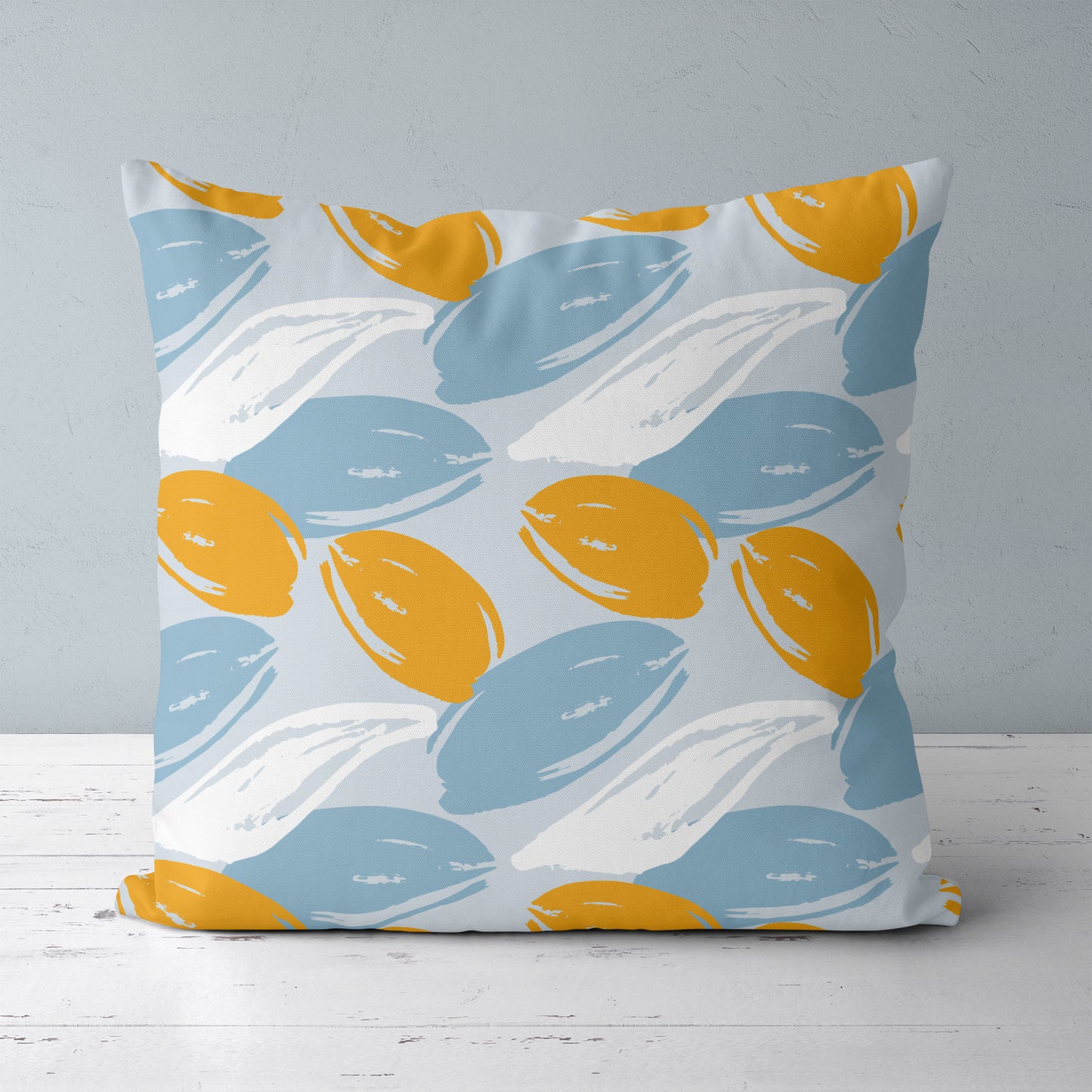Pillow with Abstract Art